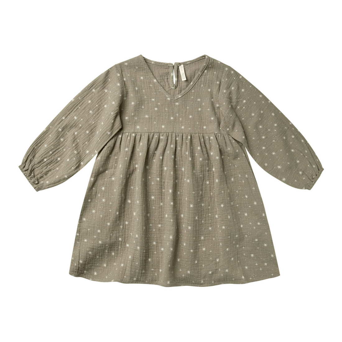 green emerald velvet dress Olive Ruffle Babydoll Dress Green / S