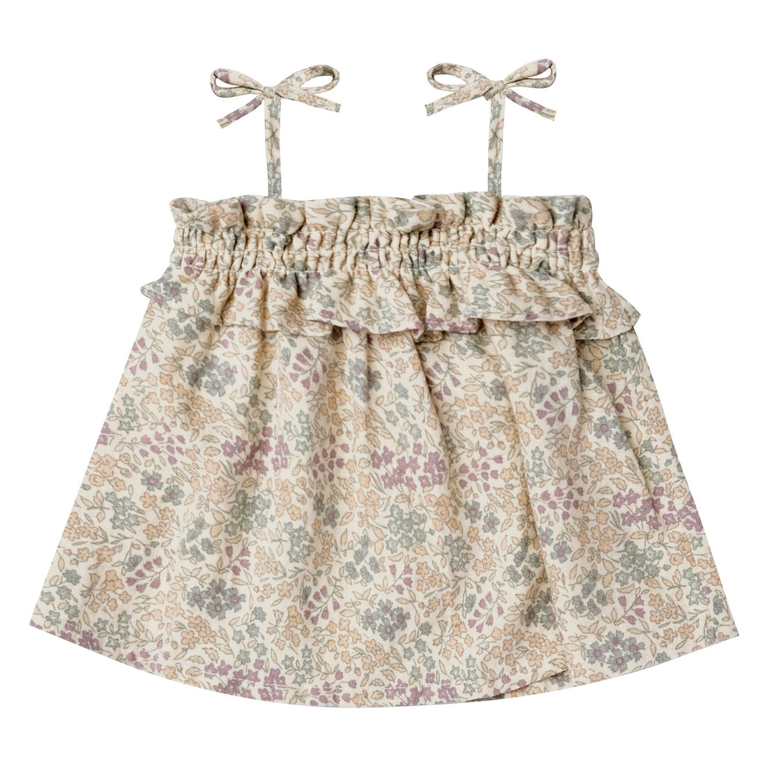 Rylee and Cru Ruffle Tube Top || Garden