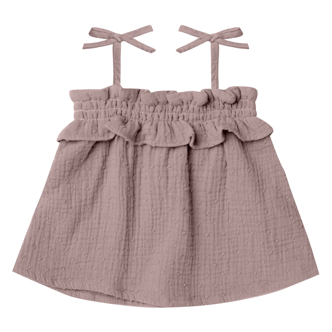 Rylee and Cru Ruffle Tube Top || Purple