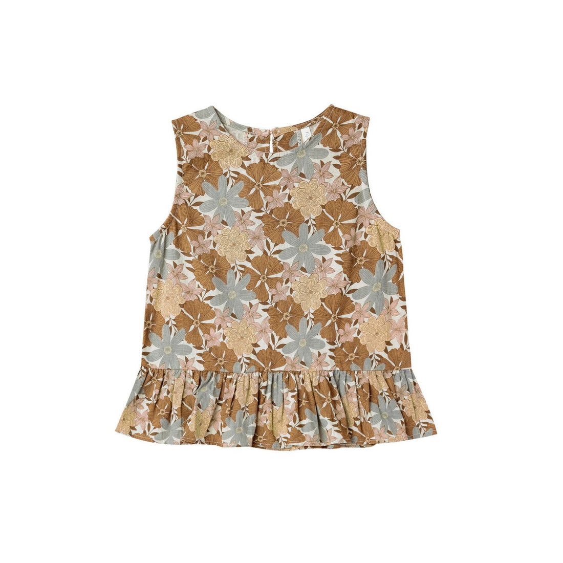 Rylee and Cru Safari Floral Carrie Blouse