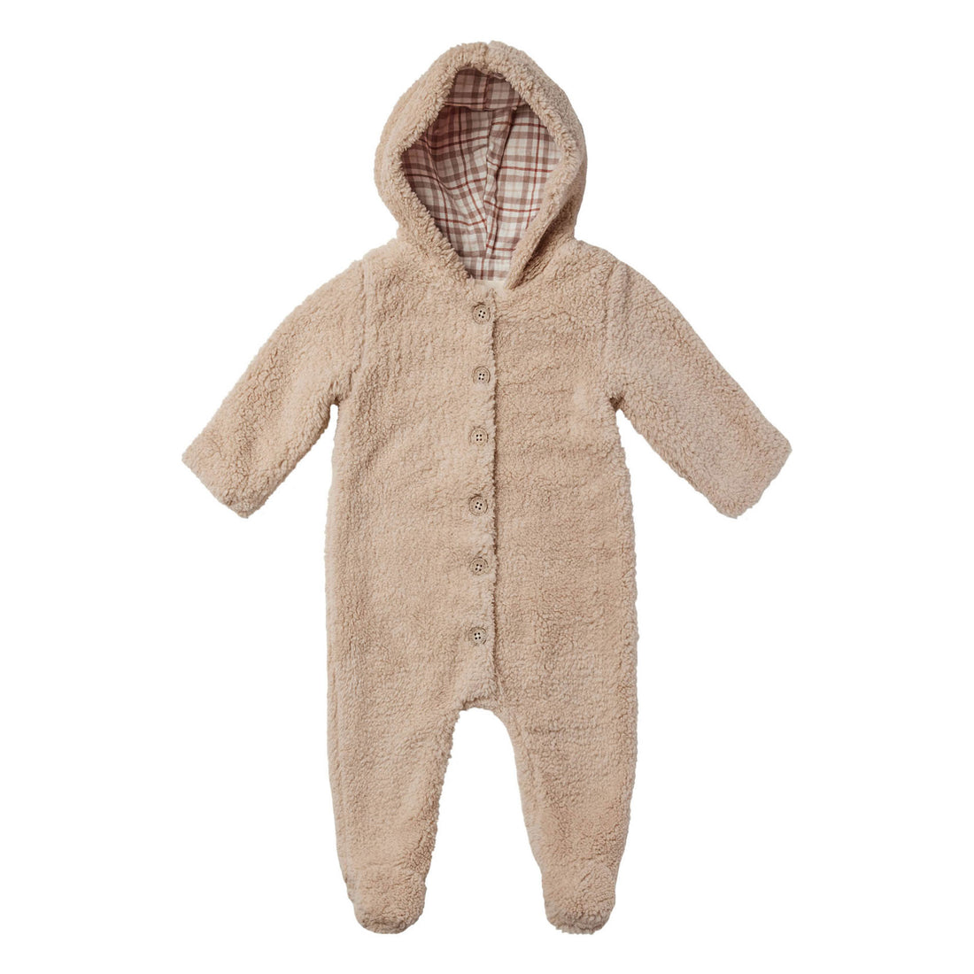 Rylee and Cru Shearling Bear Suit || Putty