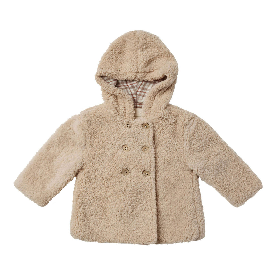 Rylee and Cru Shearling Coat || Putty