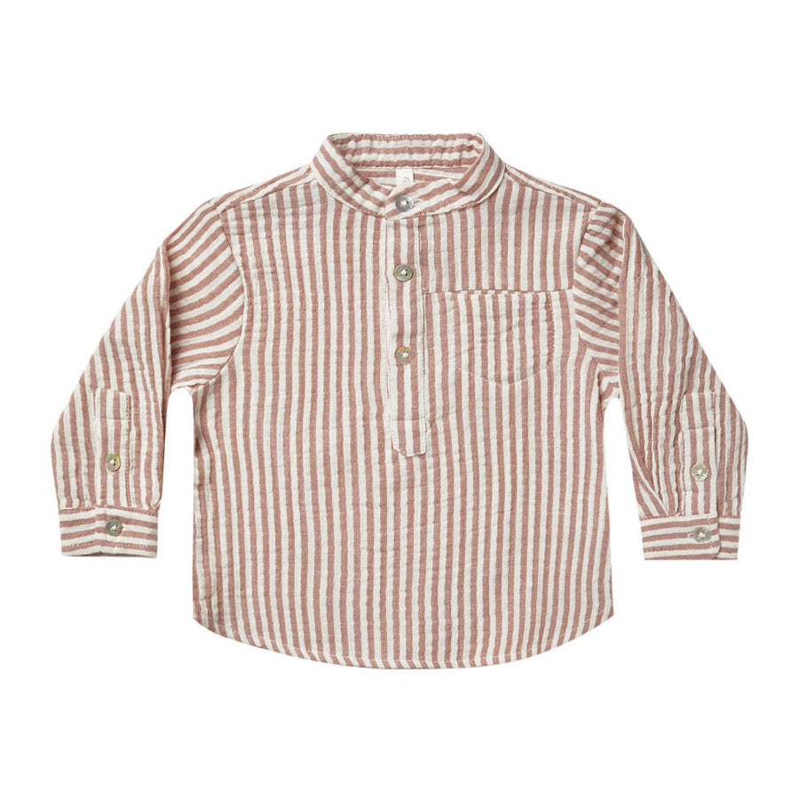 Rylee and Cru Wine Stripe Mason Shirt