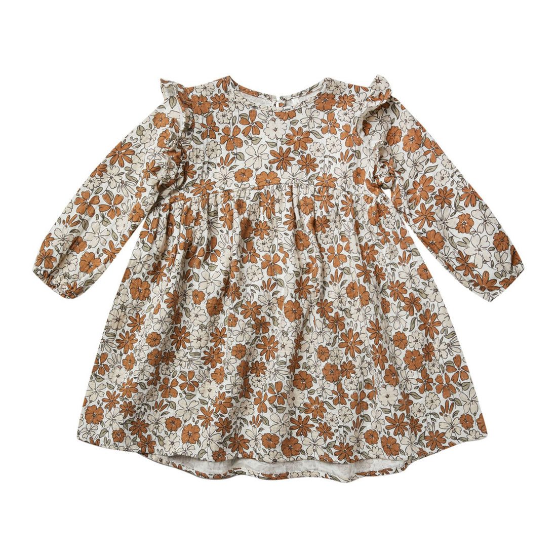 Rylee and Cru Ivory Holiday Bloom Piper Dress
