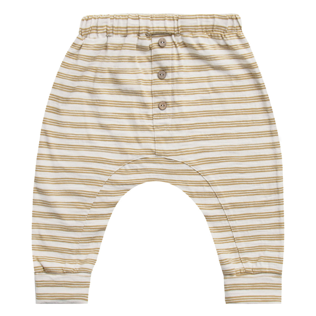 Rylee and Cru Ivory Gold Stripe Baby Cru Pant