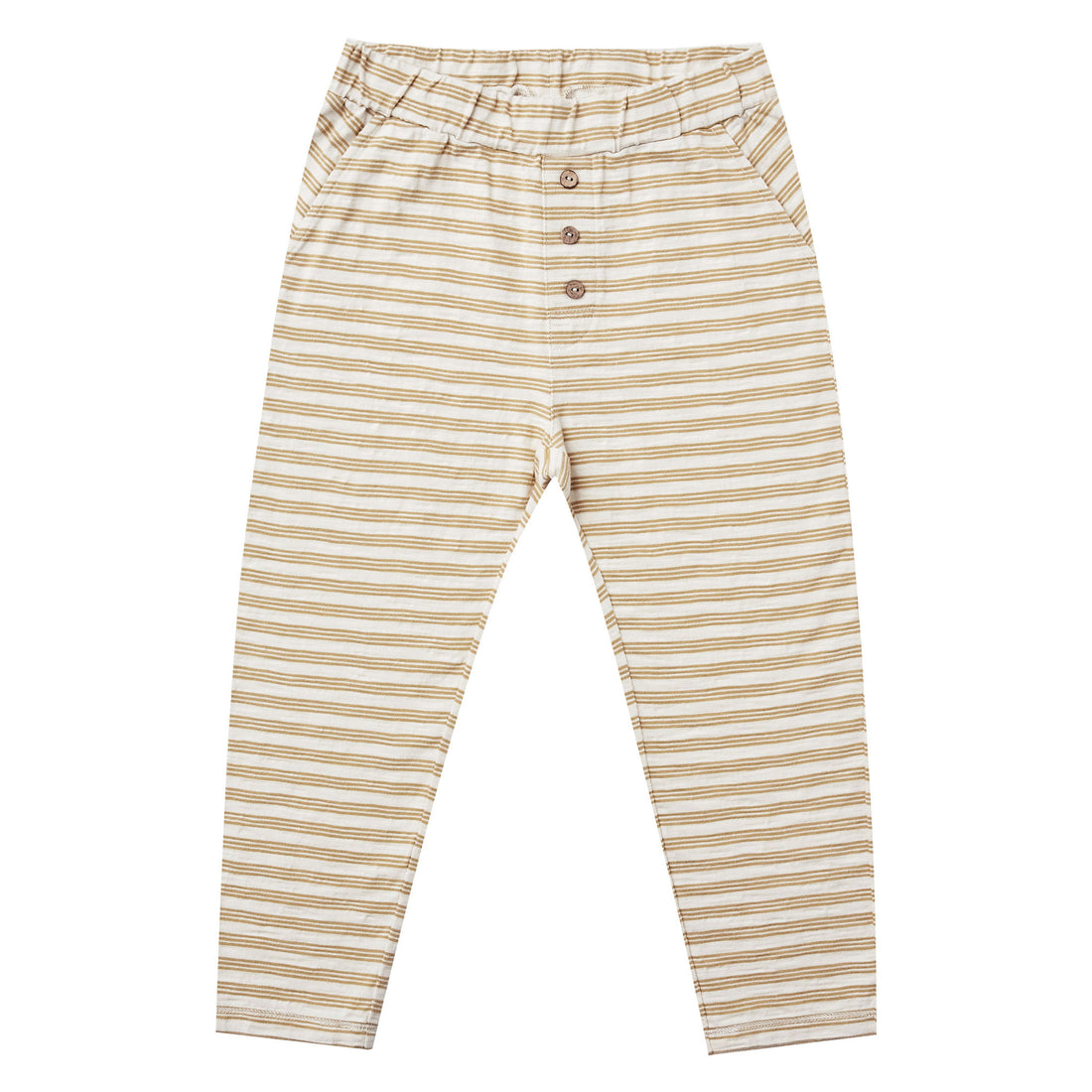 Rylee and Cru Ivory Gold Stripe Cru Pant