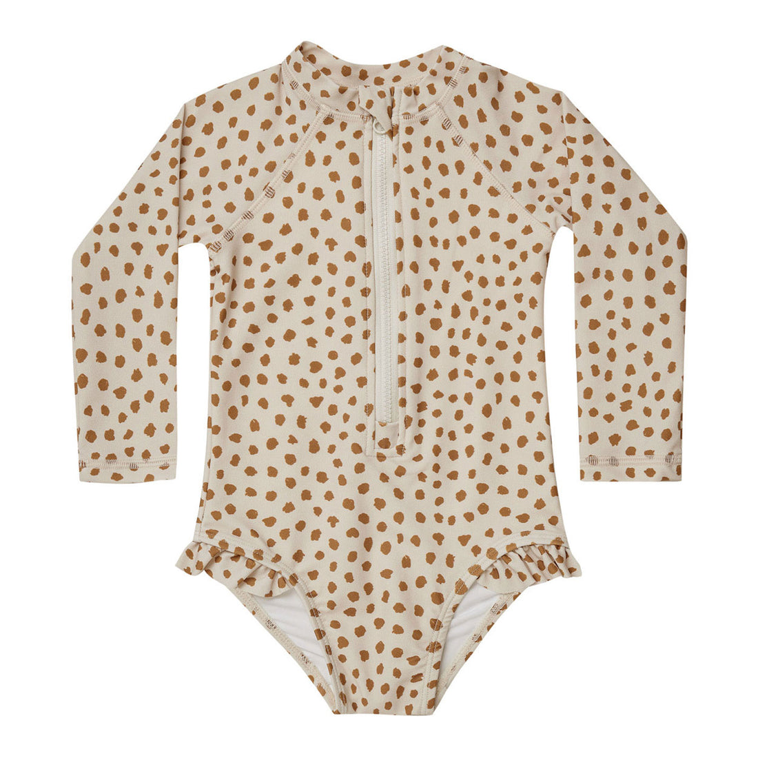 Rylee and Cru Spots Rash Guard One-Piece