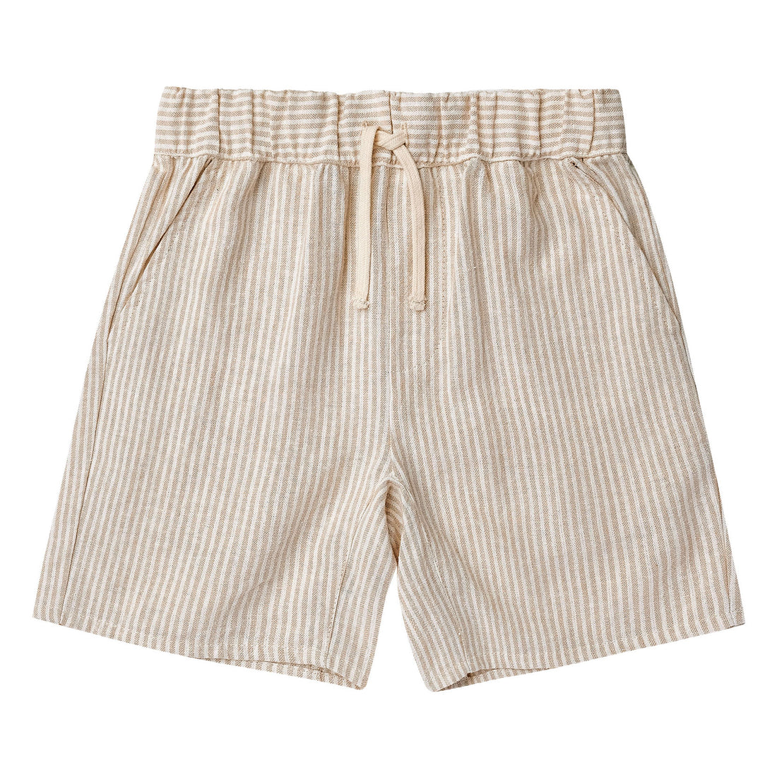 Rylee and Cru Bermuda Short || Sand Stripe