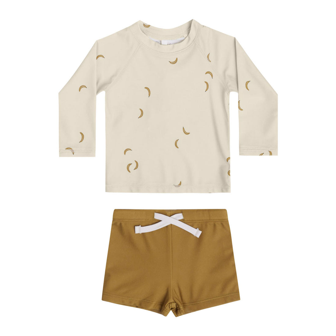 Rylee and Cru  Bananas Rash Guard Boy Set