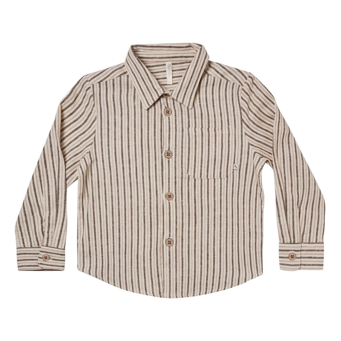 Rylee and Cru  Collared Shirt|Mirco Stripe