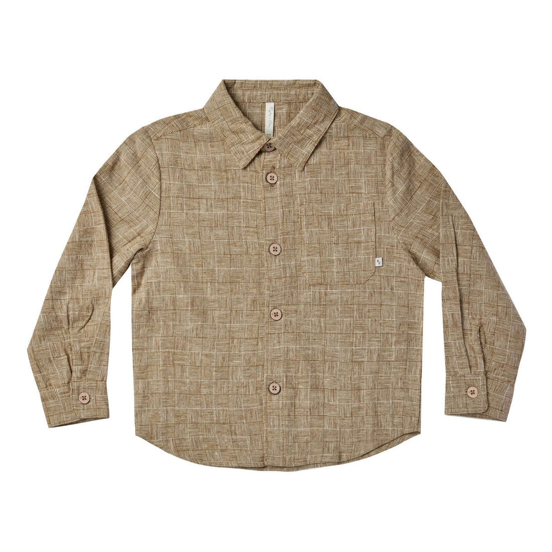Rylee and Cru Long Sleeve Collared Shirt || Check
