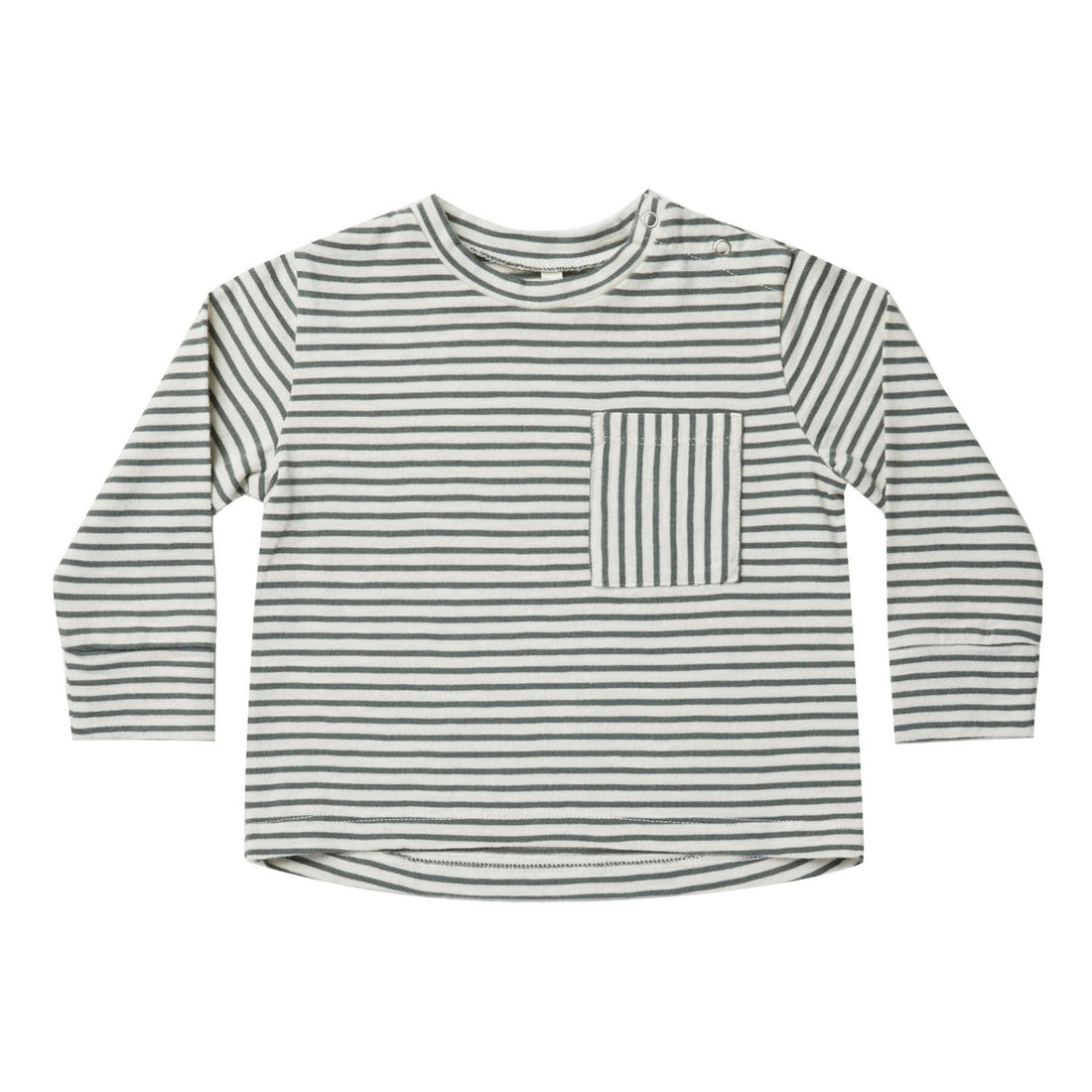 Rylee and Cru Long Sleeve Skater Tee || Marine Stripe