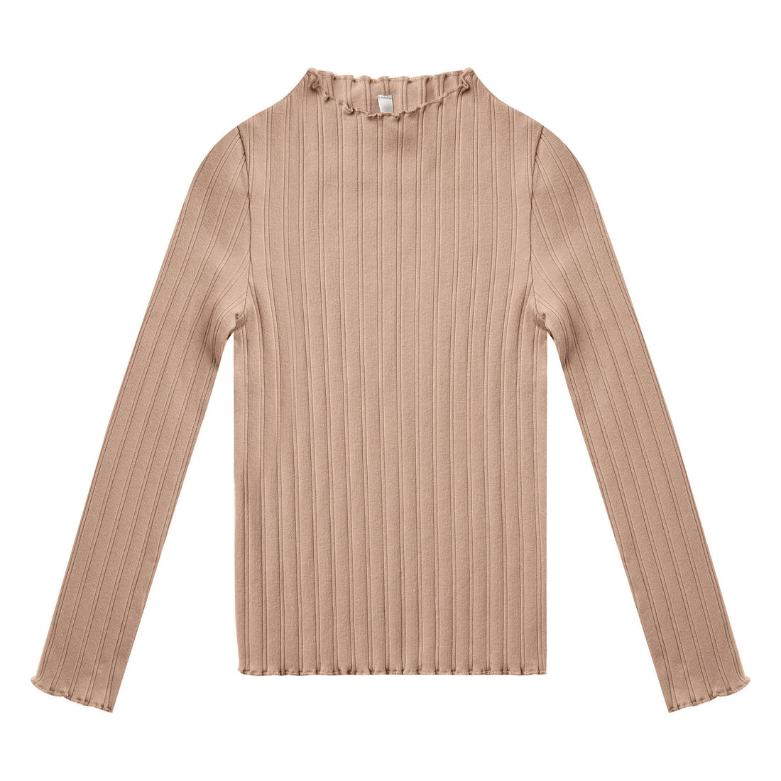 Rylee and Cru Long Sleeve Ribbed Tee || Rose