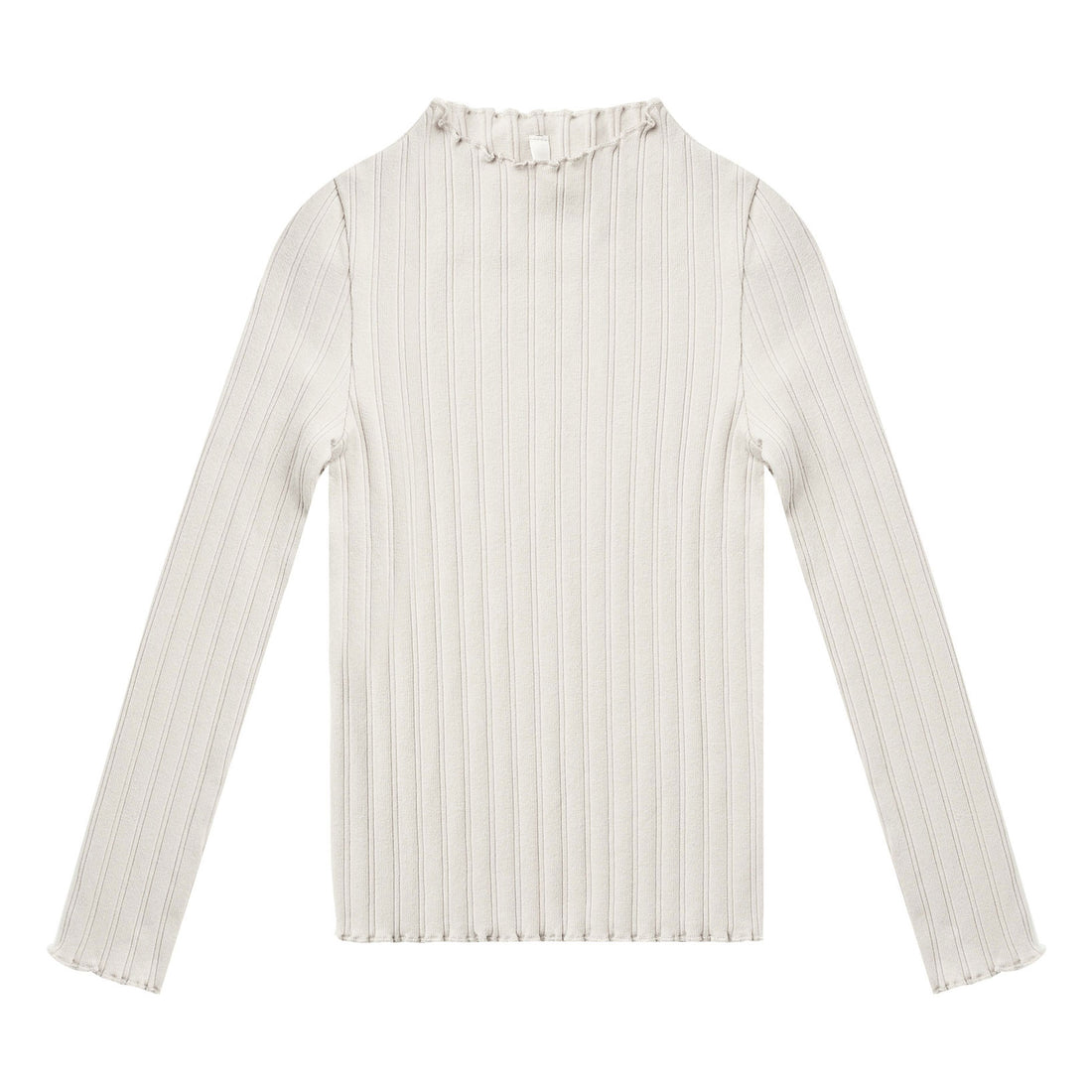 Rylee and Cru Long Sleeve Ribbed Tee || Ivory