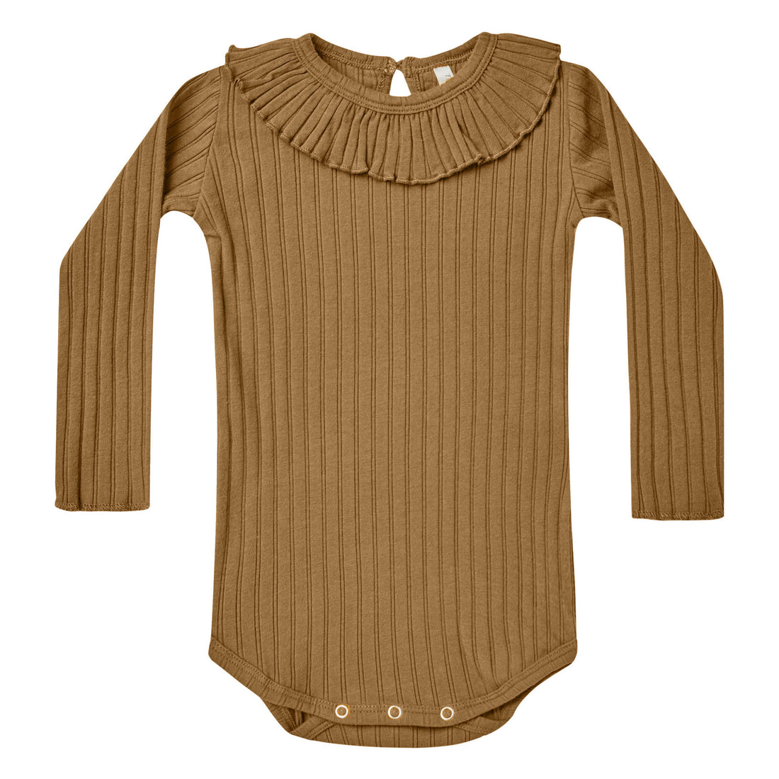 Rylee and Cru Ruffle Collar Bodysuit || Chartreuse