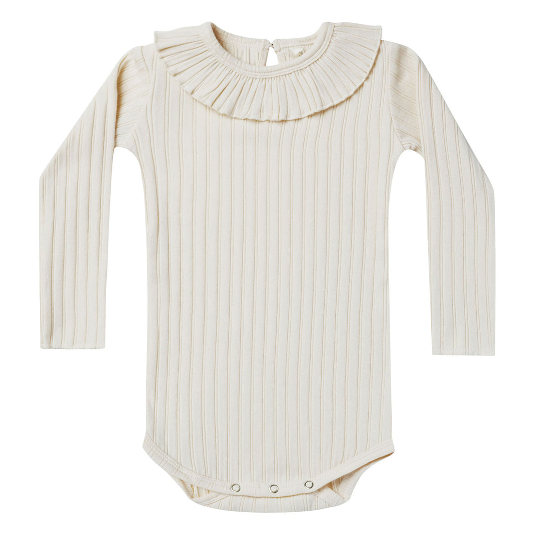 Rylee and Cru Ruffle Collar Bodysuit || Ivory