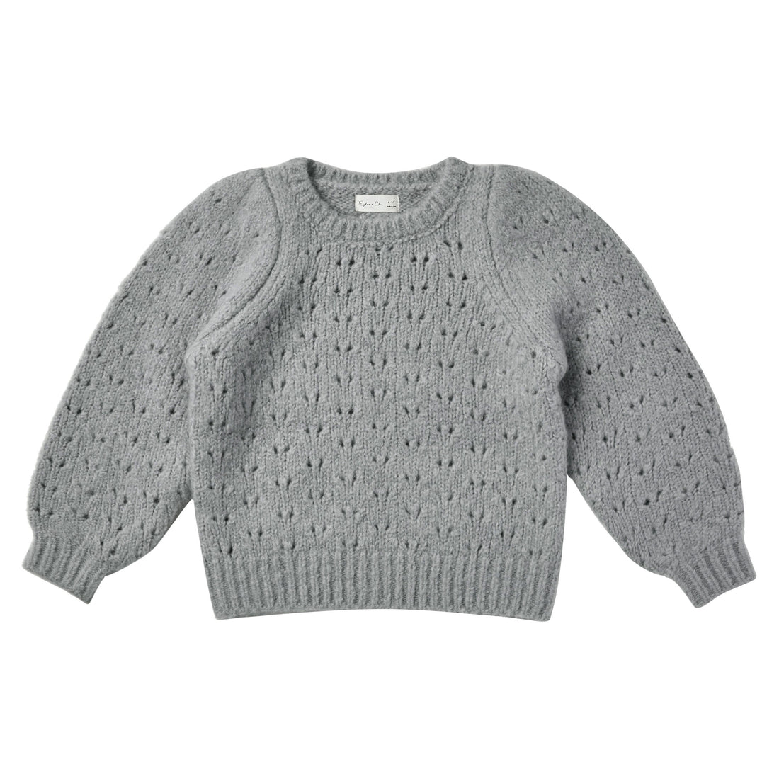 Rylee and Cru Balloon Sweater || Dusty Blue