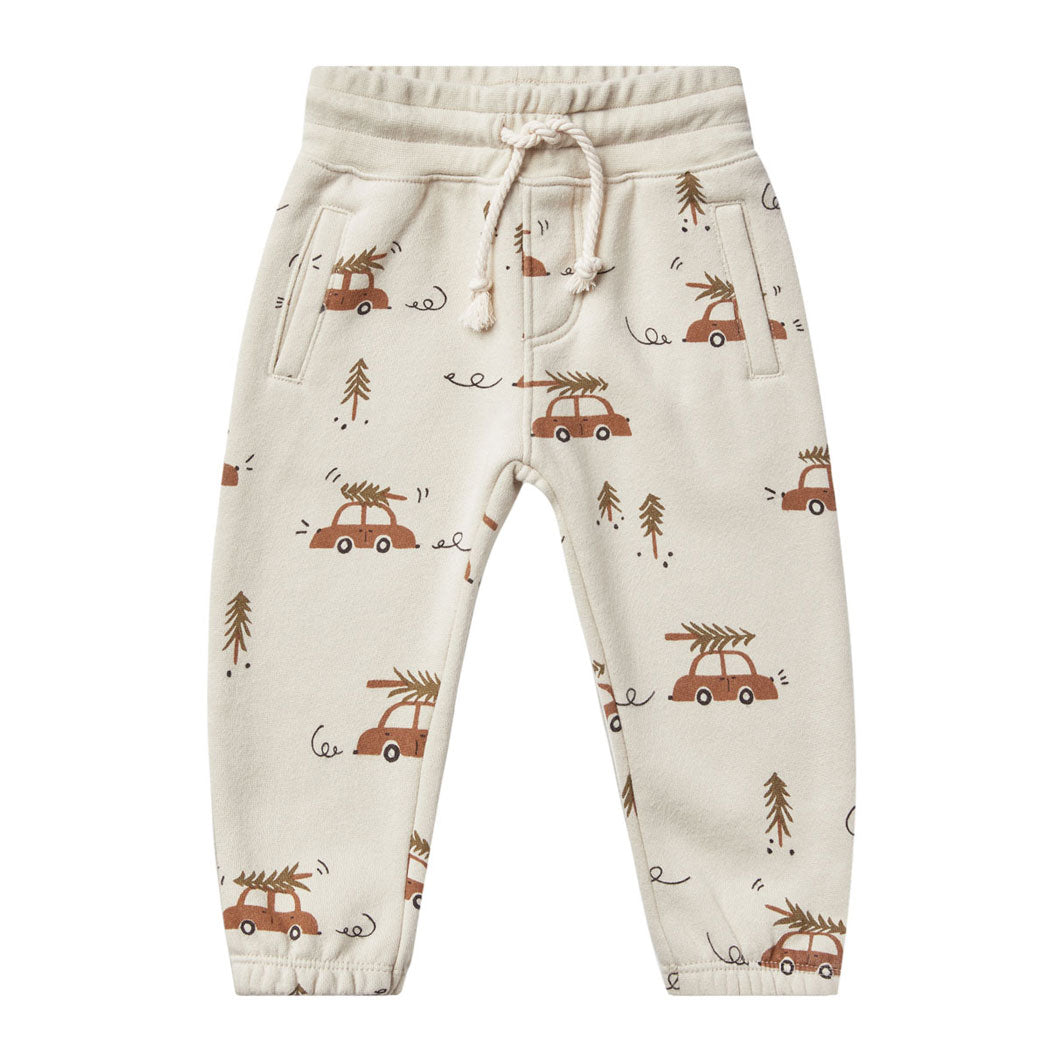 Rylee and Cru Natural Home For The Holiday Jogger Sweatpant