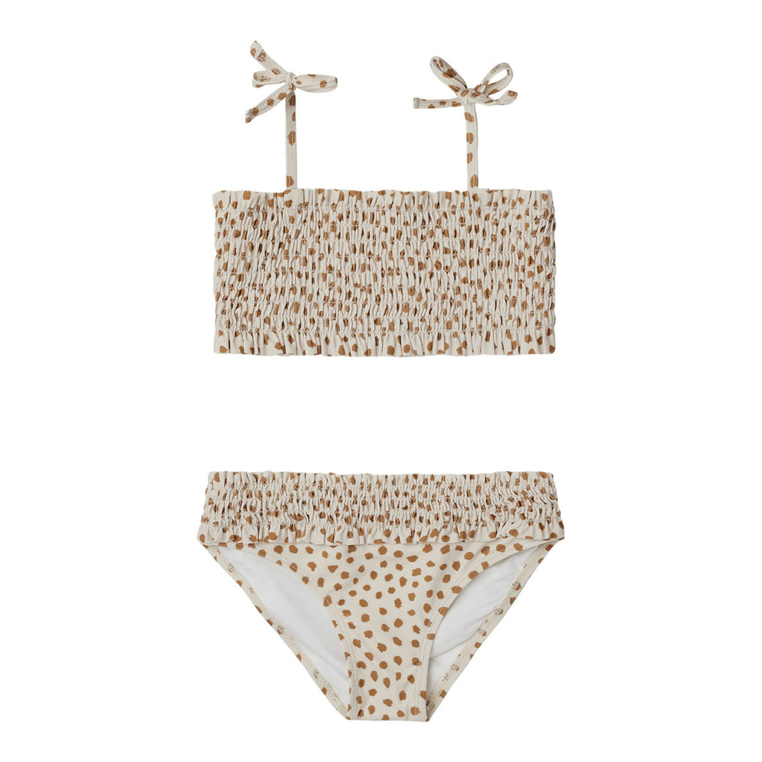 Rylee and Cru Spots Smocked Bikini