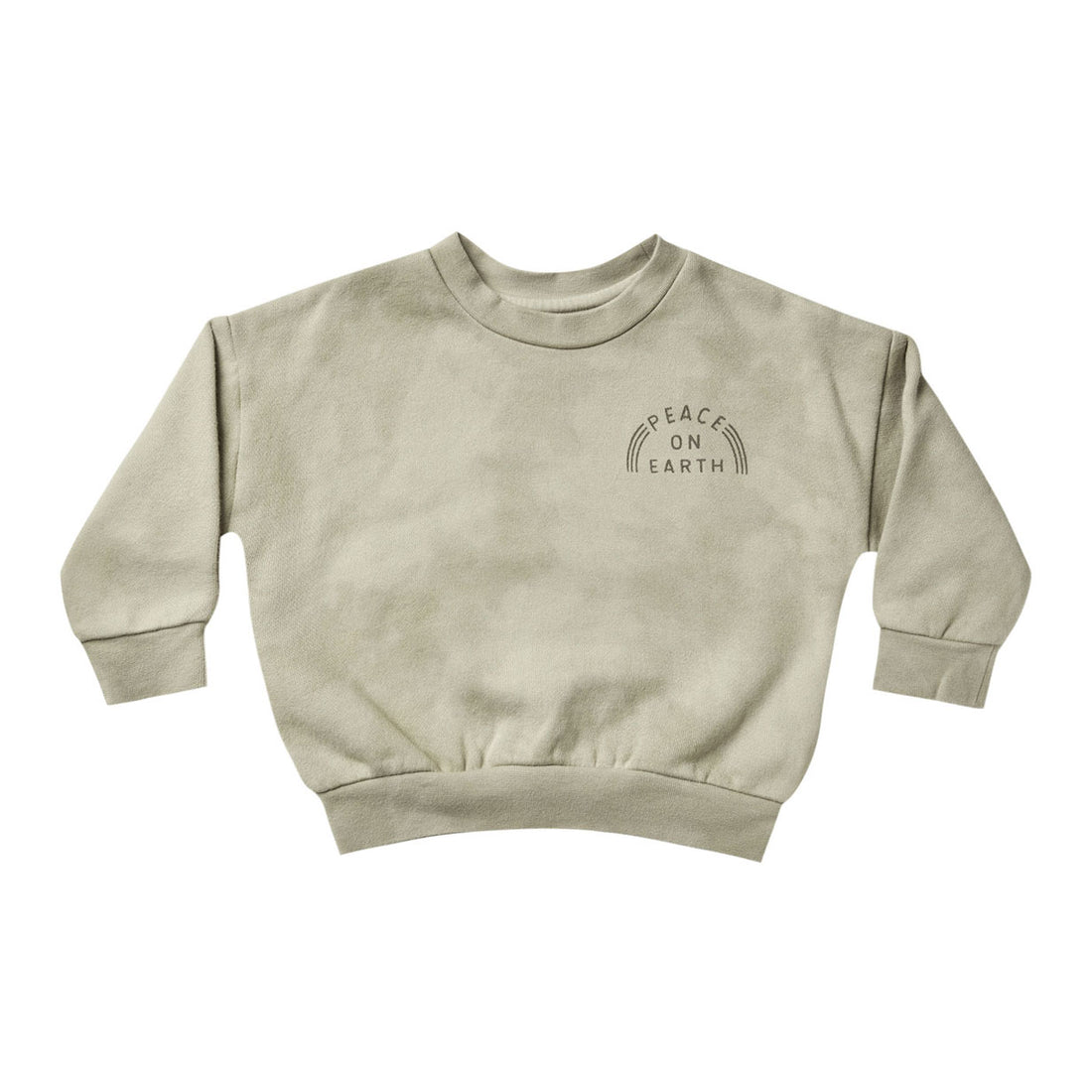 Rylee and Cru Tie Dye Peace Crewneck Sweatshirt