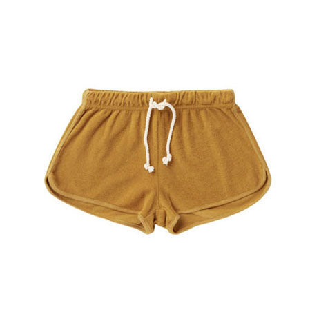 Rylee and Cru Terry Track Short | Gold