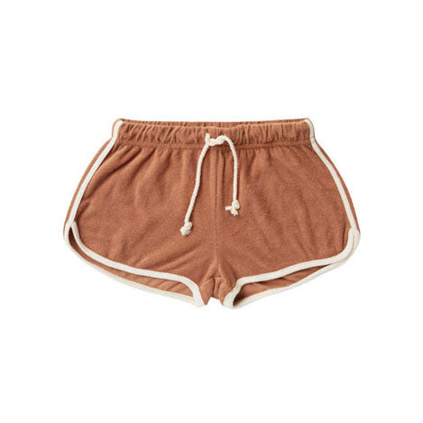 Rylee and Cru Terry Track Short | Terracotta
