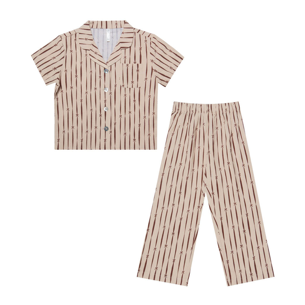 Rylee and Cru Antique Ribbons+Bows Bedtime Set