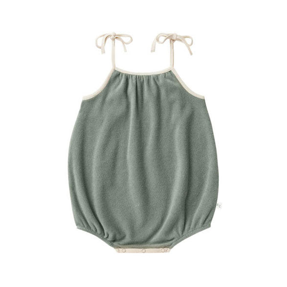 Rylee and Cru Terry Nala Romper | Aqua