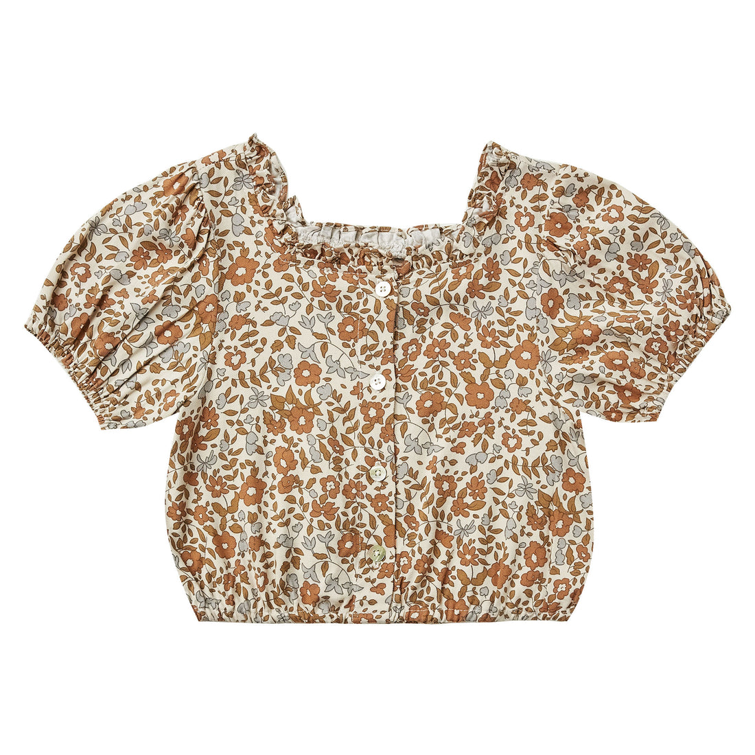 Rylee and Cru Beige Bloom Dylan Blouse