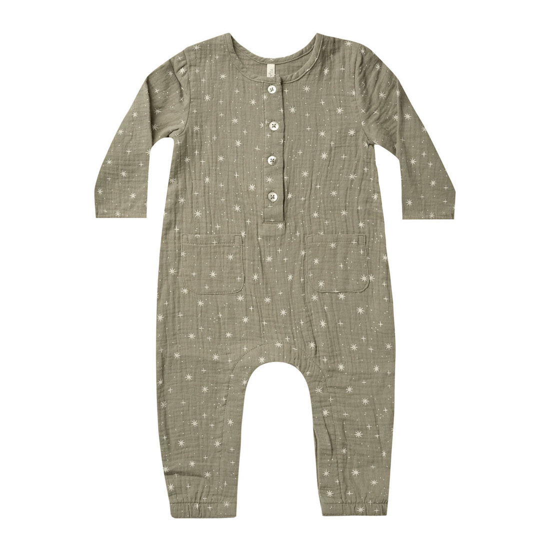 Rylee and Cru Olive Stars Ollie Jumpsuit