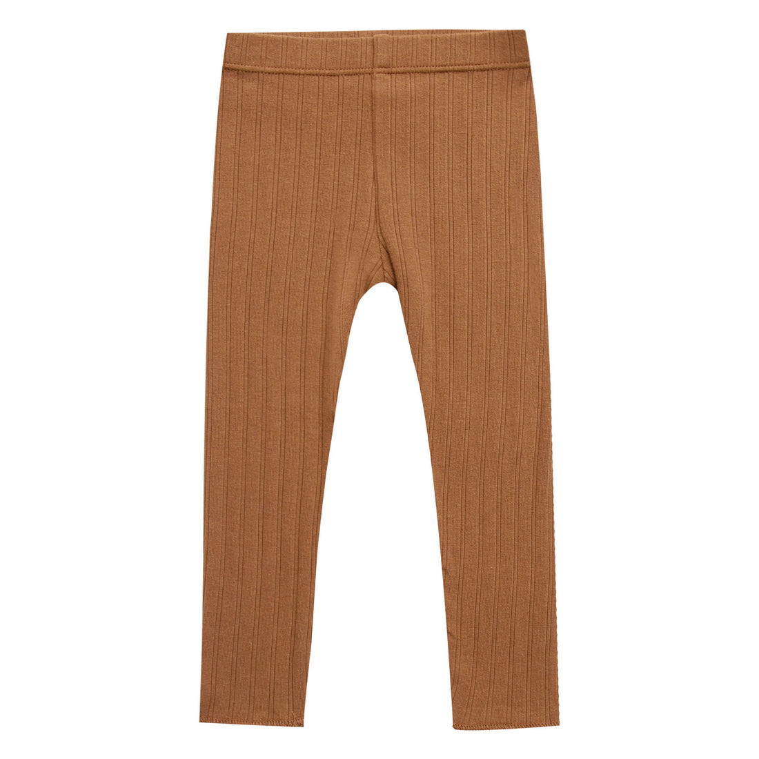 Rylee and Cru Rust Ribbed Leggings