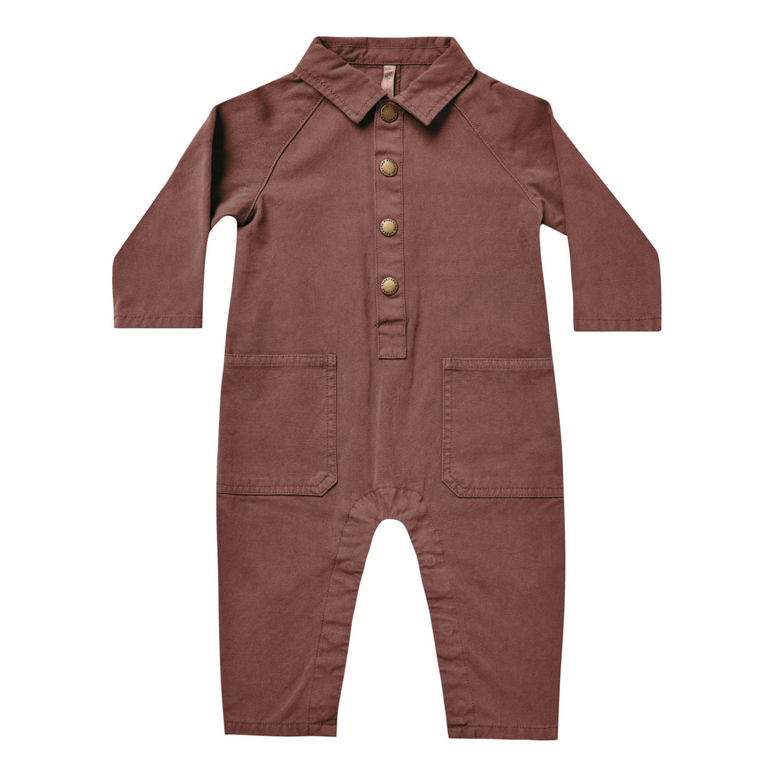 Rylee and Cru  Snap Jumpsuit|Mahogany