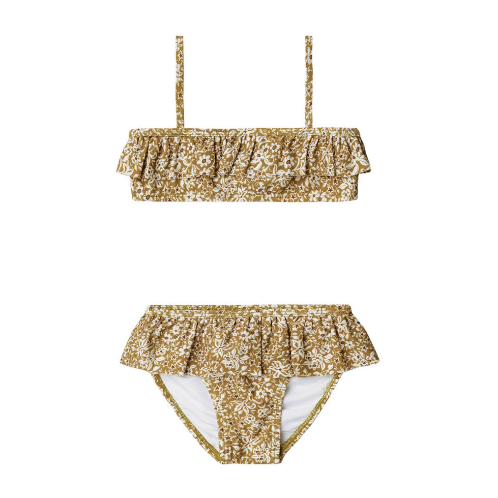 Rylee and Cru  Golden Ditsy Parker Bikini