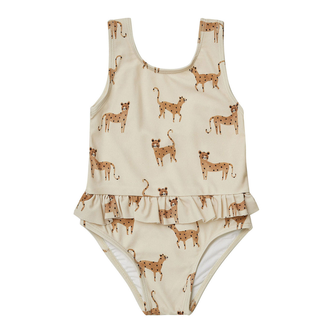 Rylee and Cru Leopard Skirted One-Piece