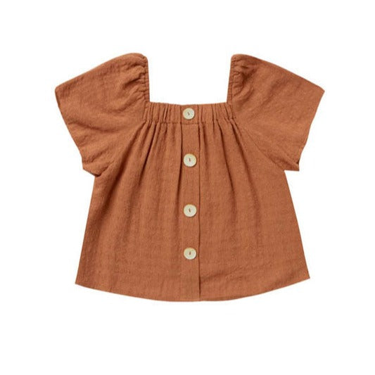 Rylee and Cru Leah Top | Terracotta