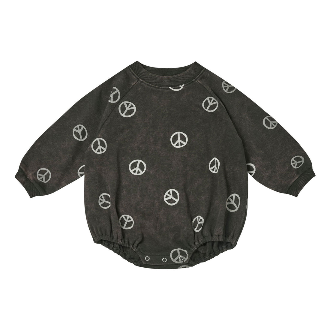 Rylee and Cru Crew Neck Romper || Peace