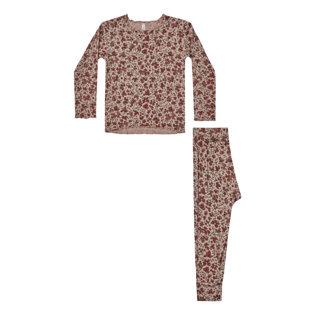 Rylee and Cru  Pajama Set|Mahogany Floral