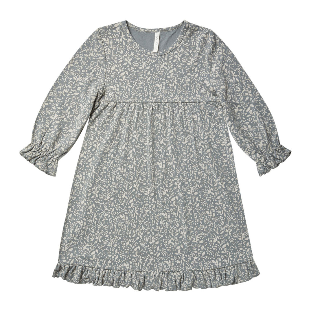 Rylee and Cru Indigo Floral Modal Nightgown