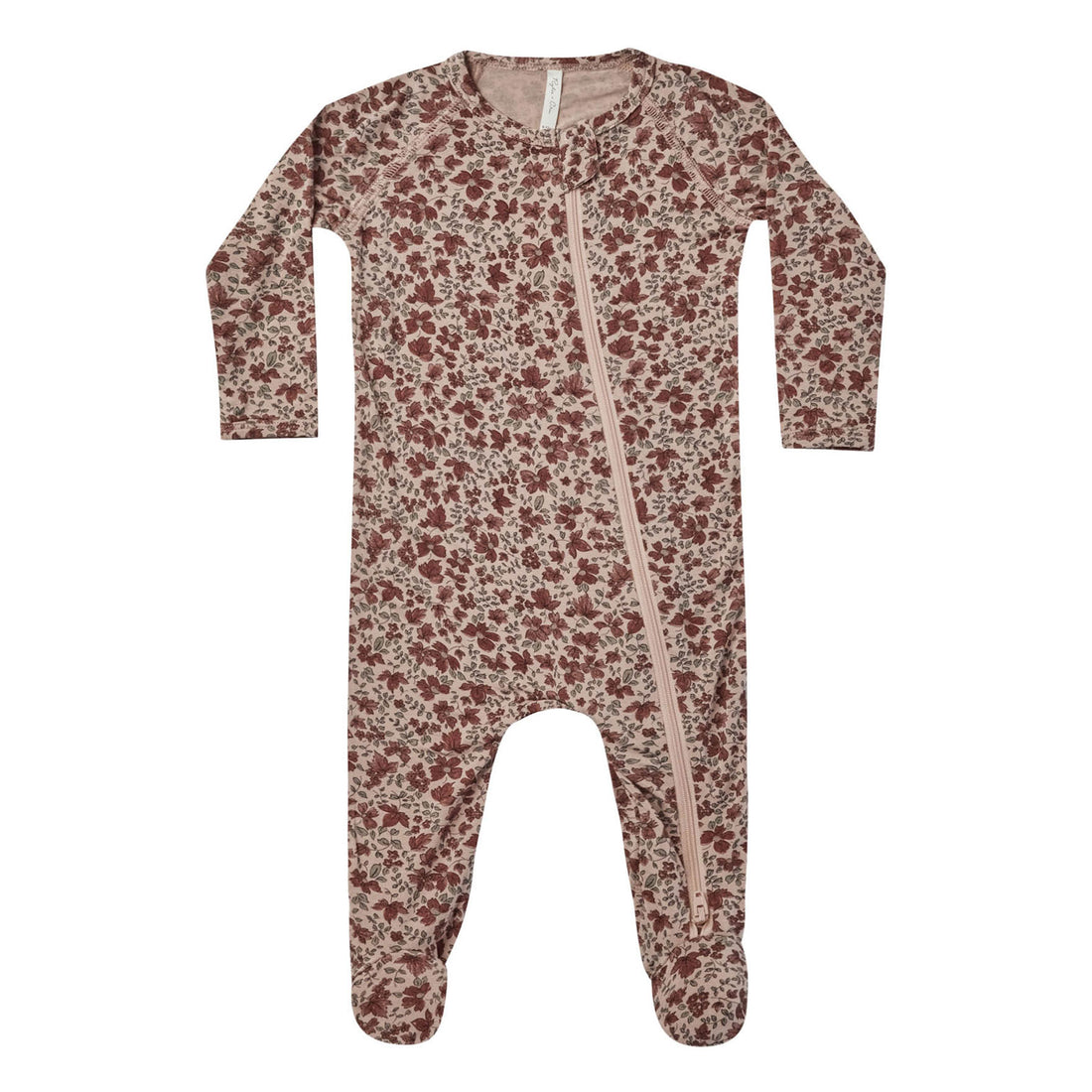 Rylee and Cru  Footie Pajama|Mahogany Floral