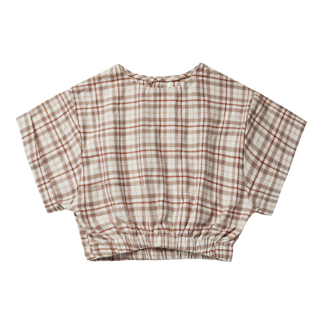 Rylee and Cru Joelle Top || Mocha Plaid