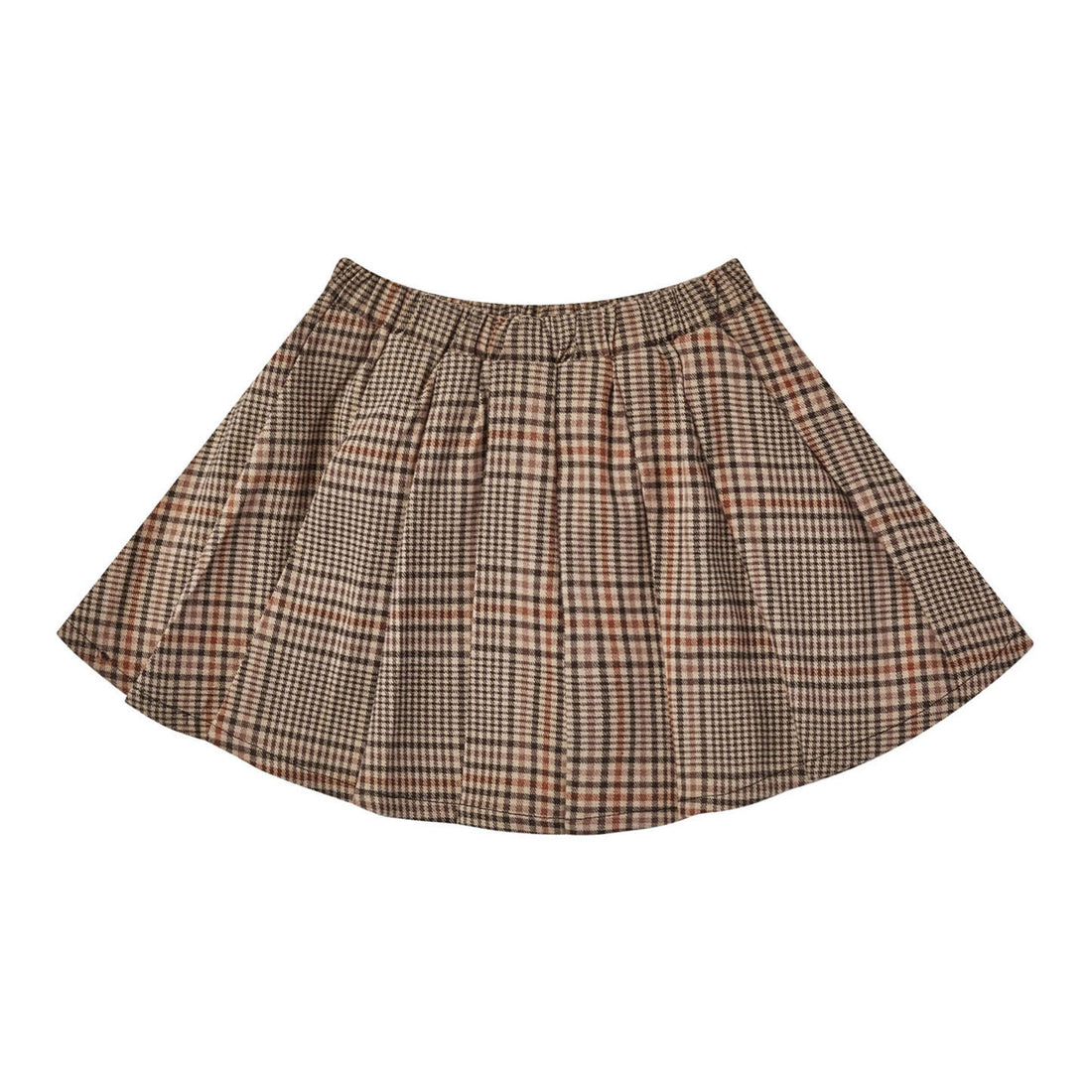 Rylee and Cru Pleated Mini Skirt || Rustic Plaid