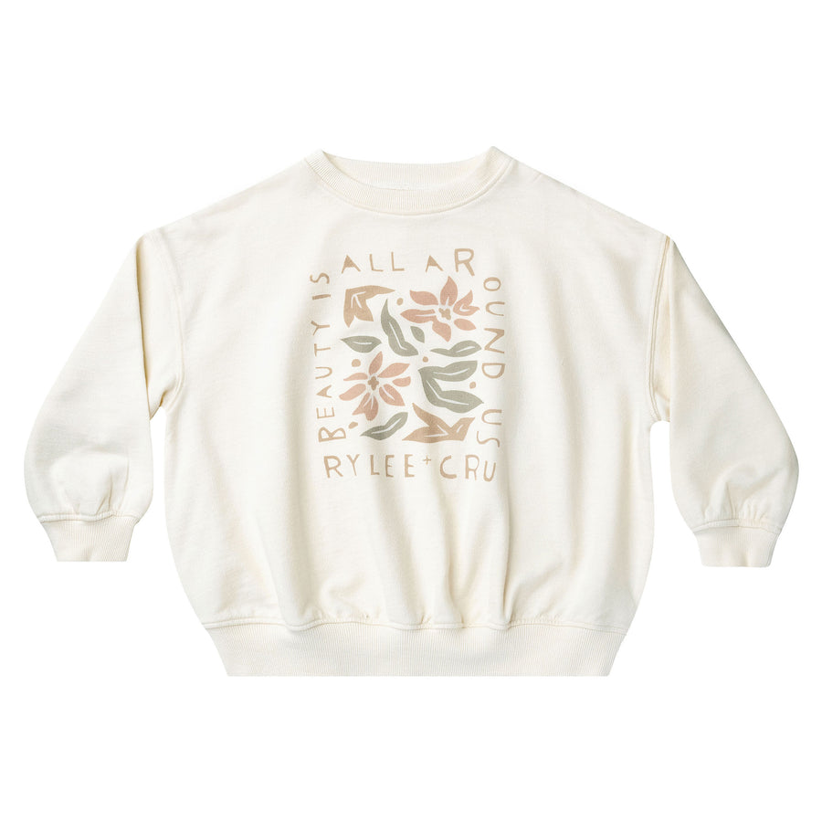 Rylee and Cru Relaxed Sweatshirt || Beauty