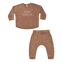 Rylee and Cru Long Sleeve Tee + Pant Set || Mon Amour