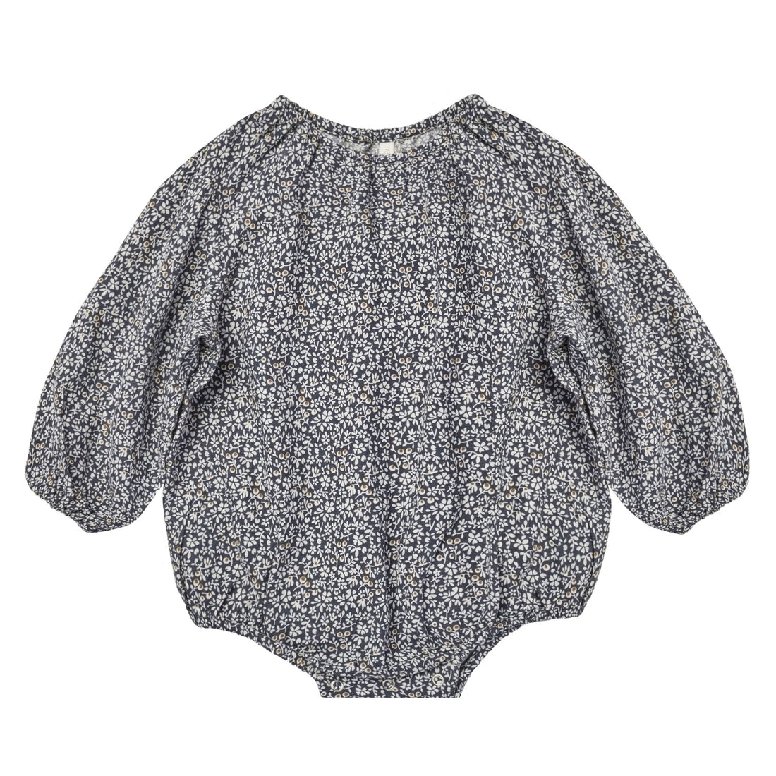 Rylee and Cru Bonnie Romper || Blue Floral