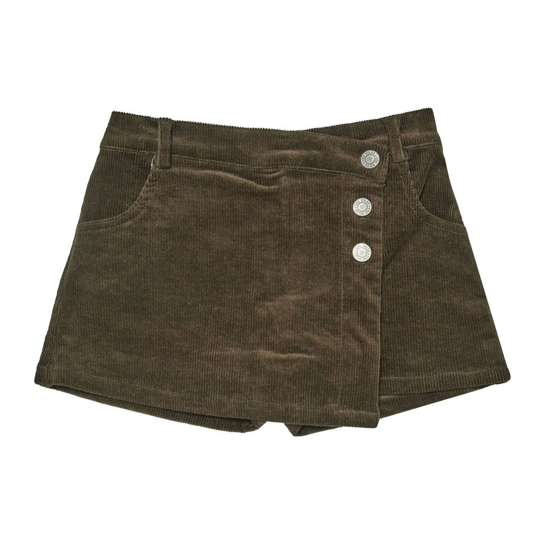 Rylee and Cru  Asymmetrical Skort|Army