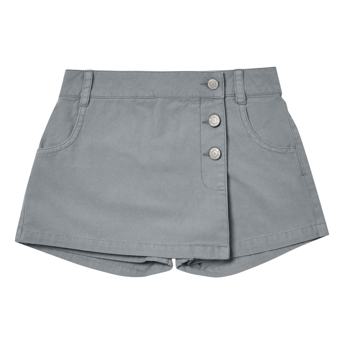 Rylee and Cru Asymmetrical Skort || Dusty Blue