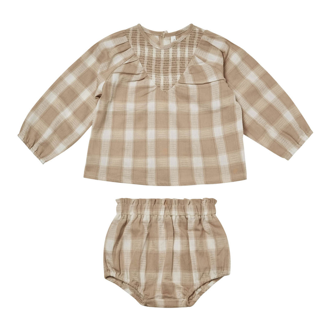 Rylee and Cru  Eloise Set|Putty Plaid