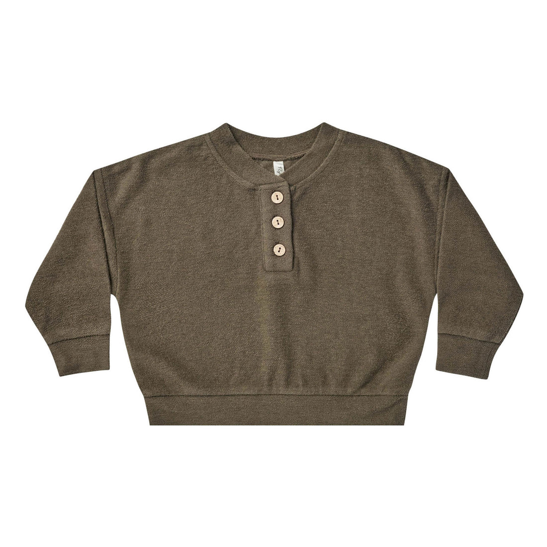 Rylee and Cru  Henley Sweatshirt|Army