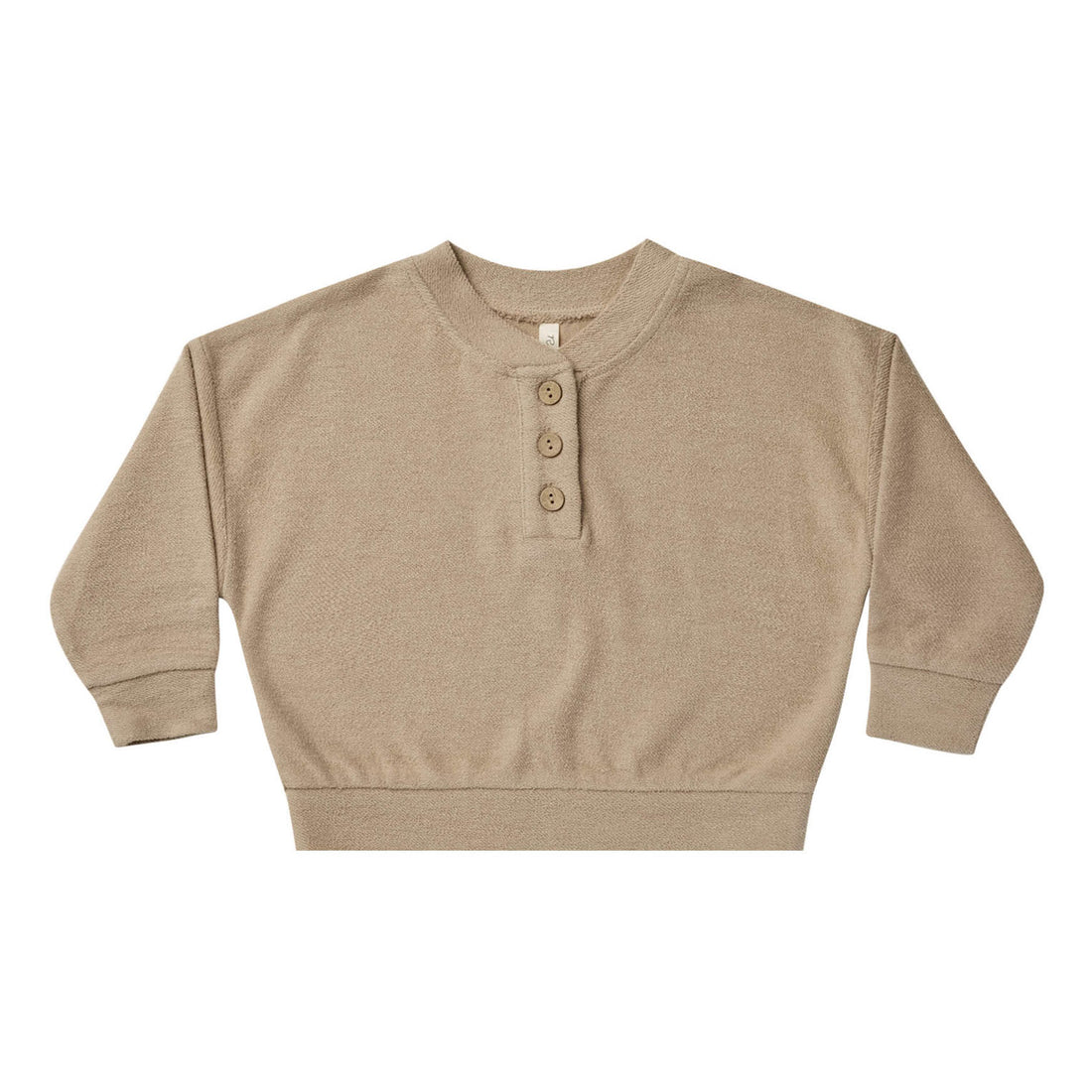 Rylee and Cru  Henley Sweatshirt|Putty