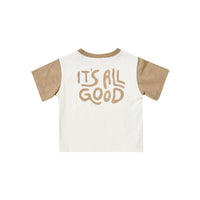 Rylee and Cru It'S All Good Contrast S/S Tee